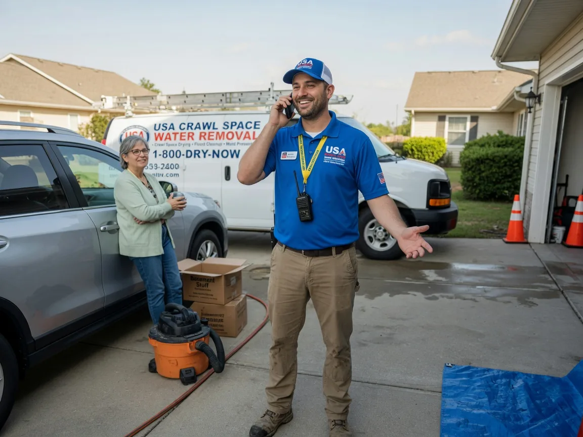 Crawl Space Water Removal Countyline, OK FAQs